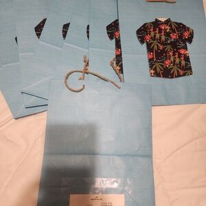 Hallmark Lots Of 9 Sky Blue  Gift Bag 10x13"